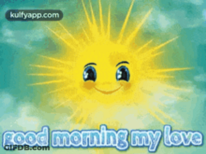 Good Morning Wife Flashing Sunshine Animation GIF