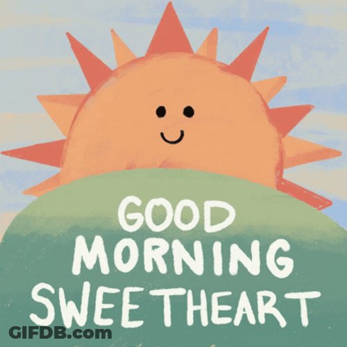 Good Morning Wife Text Animation GIF