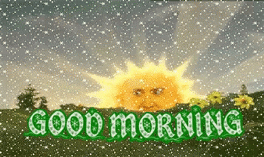 Good Morning Winter Sun Getting Snowed GIF