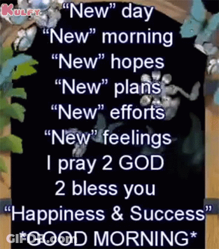 Good Morning Wishes GIF GIF