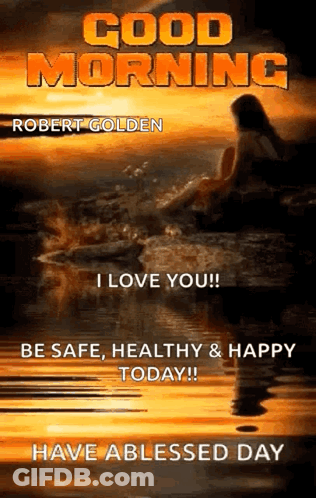 Good Morning Woman Sitting In Water GIF