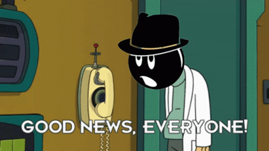 Good News Everyone Adam Bomb Squad GIF