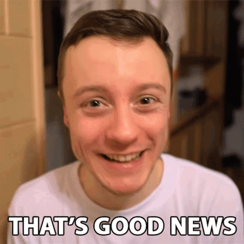 Good News Everyone Milo Mrroflwaffles GIF