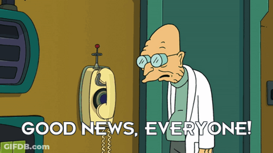 Good News Everyone Old Scientist GIF