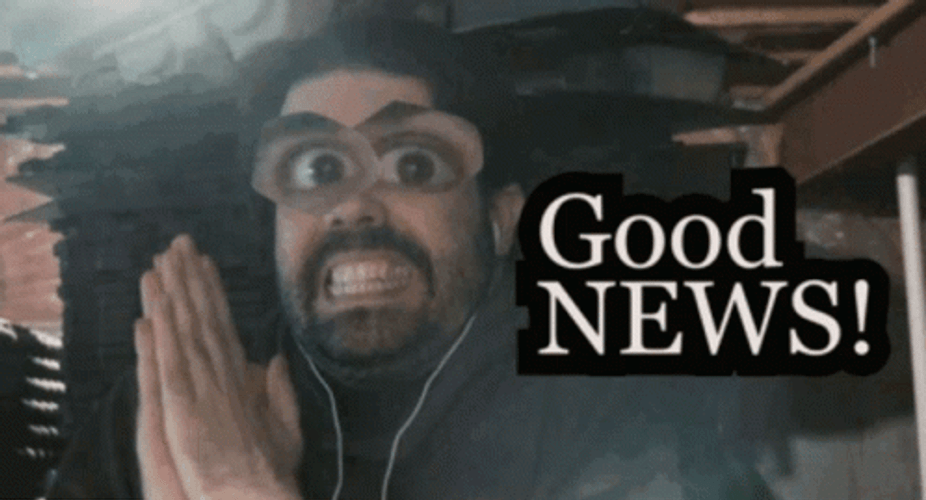 Good News Wide Eyes Praying GIF