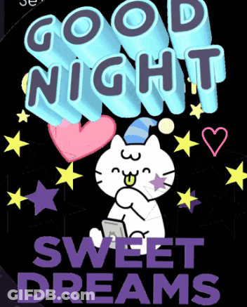 Good Night And Sweet Dreams Poster GIF