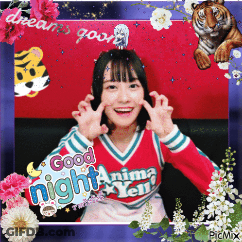 Good Night Anima Yen Girl GIF