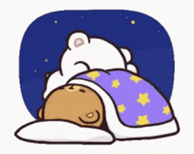 Good Night Animated Annoying Bear GIF