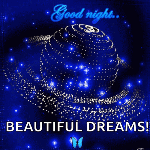 Good Night Animated Beautiful Dreams GIF
