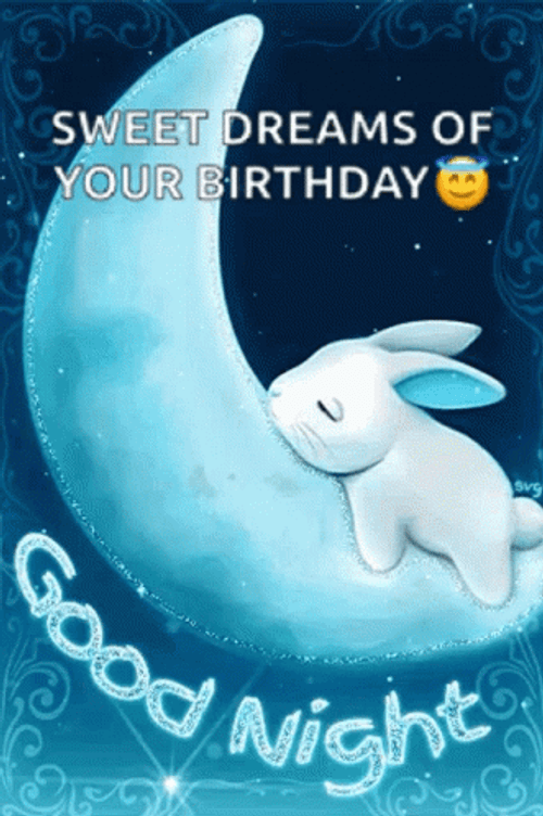 Good Night Animated Your Birthday GIF