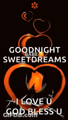 Good Night Babe Sweet Dreams I Love You GIF
