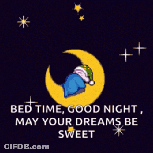 Good Night Bed Time GIF