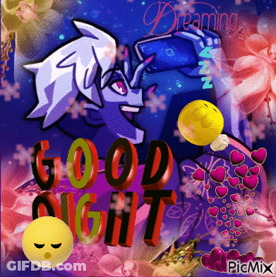 Good Night Cartoon Character GIF