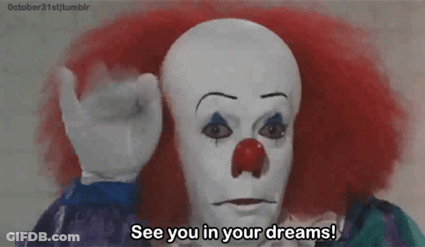 Good Night Clown Dreams GIF