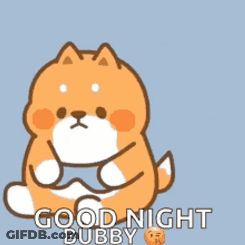 Good Night Cute Cat Eye Mask Sleep GIF