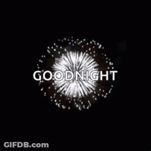 Good Night Fireworks Meme GIF