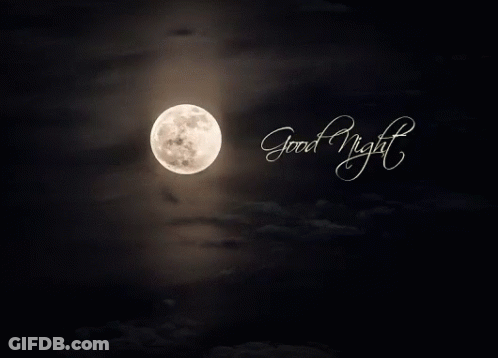 Good Night Full Moon GIF