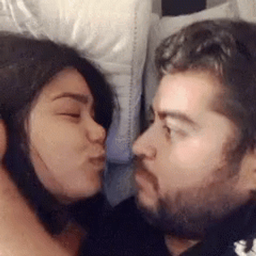 Good Night Funny Kiss Attack GIF