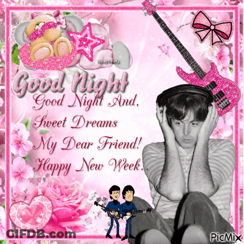 Good Night Good Night Sweet Dreams Greeting Card GIF