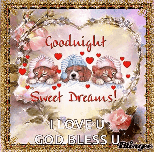 Good Night I Love You And God Bless GIF