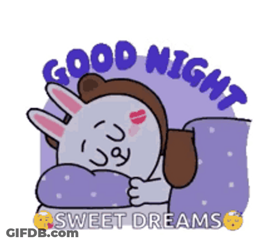 Good Night Kiss And Sweet Dreams GIF