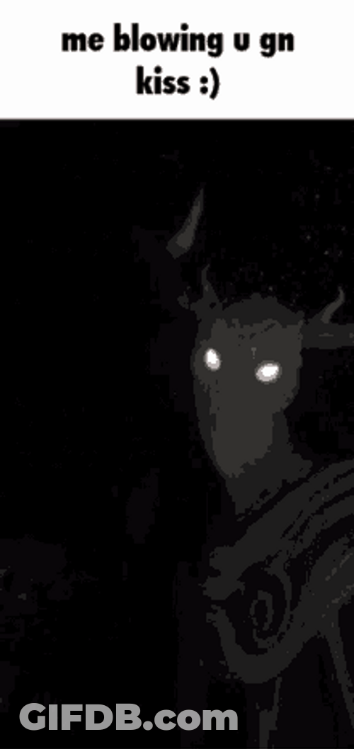 Good Night Kiss Jumpscare GIF