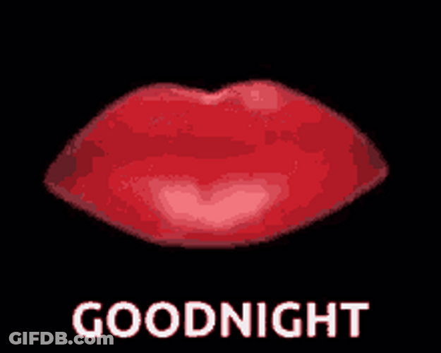 Good Night Kiss Mark GIF