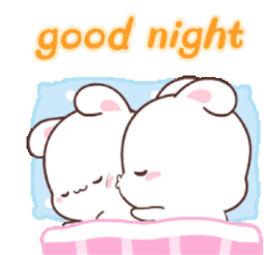 Good Night Kiss Sticker GIF