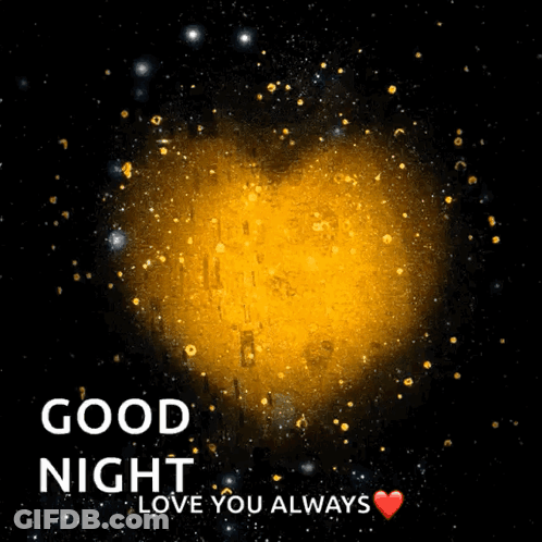 Good Night Love You Greeting Card GIF