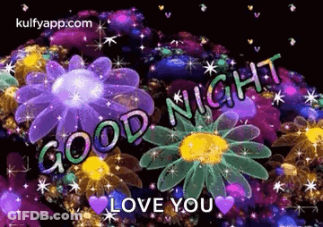 Good Night Love You Greeting Card GIF