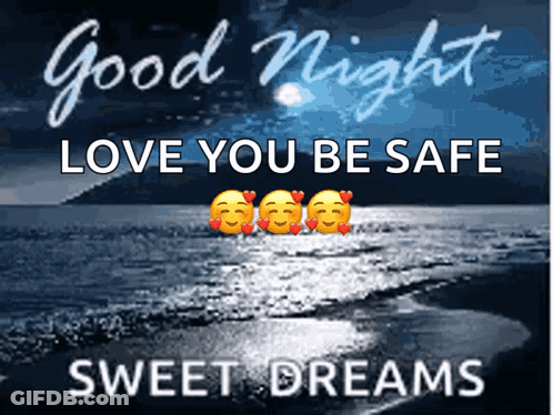 Good Night Love You Sweet Dreams GIF