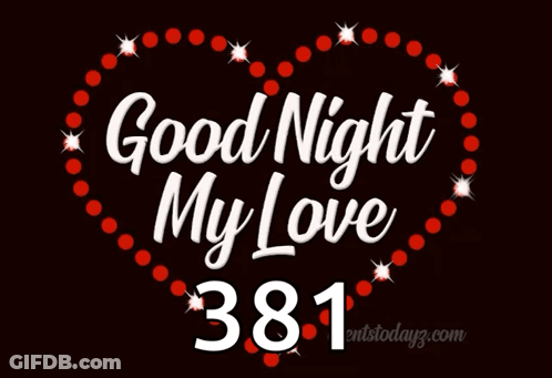 Good Night My Love Heart GIF