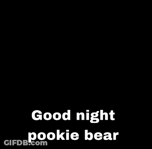 Good Night Pookie Bear GIF