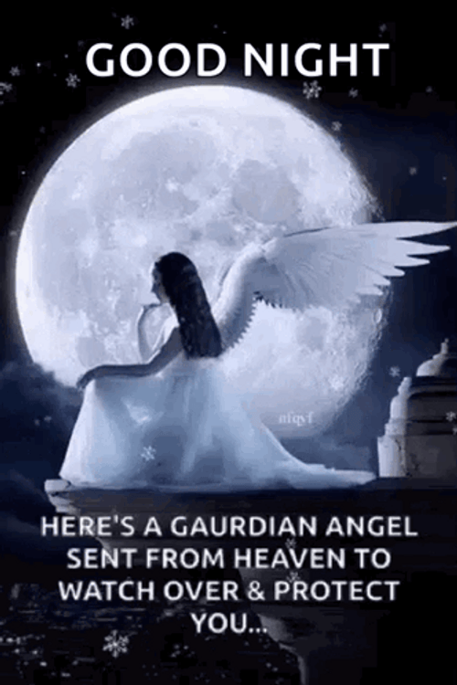 Good Night Praying For Blessings And Protection GIF