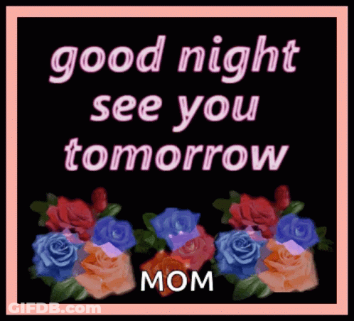 Good Night See You Tomorrow Card GIF