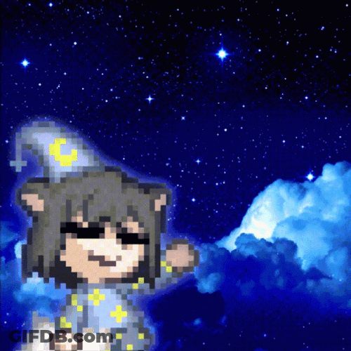 Good Night Sky Neco-Arc Chaos GIF