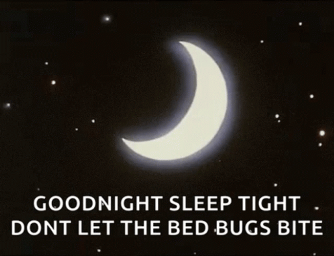 Good Night Sleep Tight Moon Shooting Stars Comet GIF