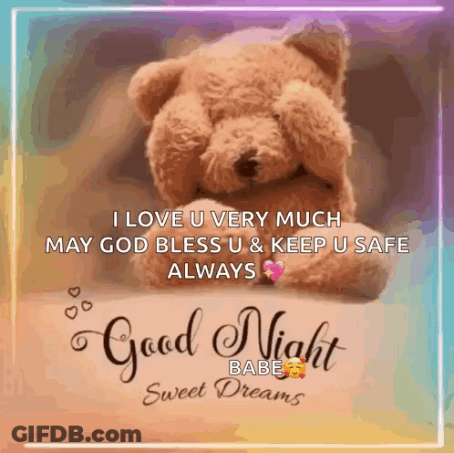 Good Night Sleep Well Sweet Dreams I Love You Mountain GIF