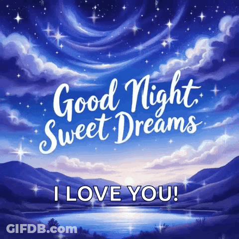 Good Night Sweet Dreams Card GIF