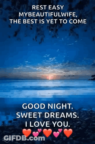 Good Night Sweet Dreams I Love You GIF
