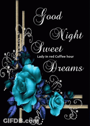 Good Night Sweet Dreams Lady In Red GIF