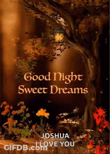 Good Night Sweet Dreams Tree Flowers GIF