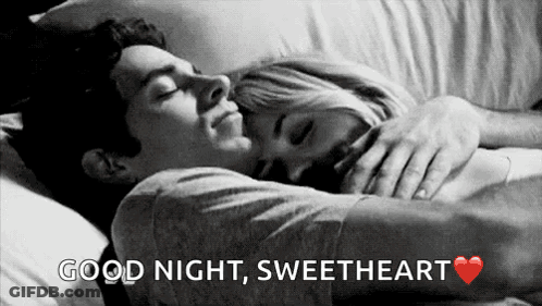 Good Night Sweetheart Hug GIF