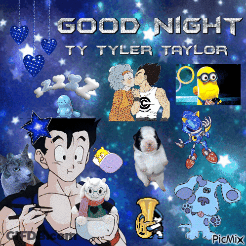Good Night Tyler Taylor Cartoon Poster GIF