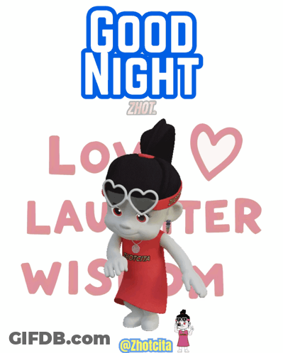Good Night Zhout Love Laughter Wisdom Poster GIF