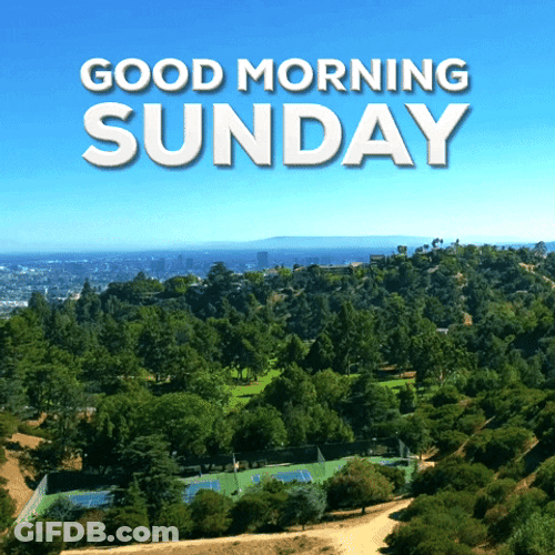 Good Sunday Morning Aerial View GIF