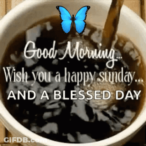 Good Sunday Morning Black Coffee GIF