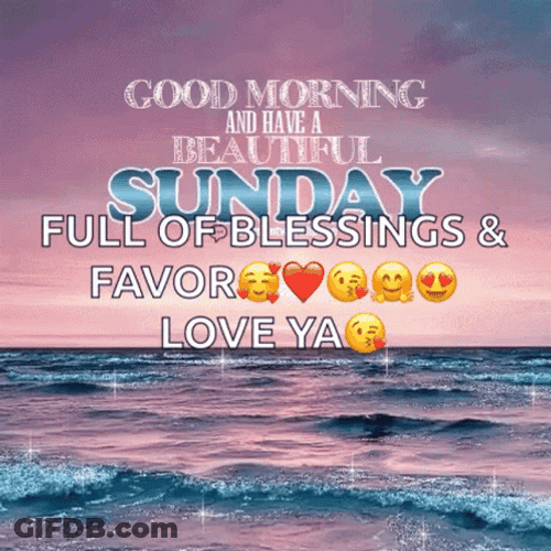 Good Sunday Morning Love Emojis GIF