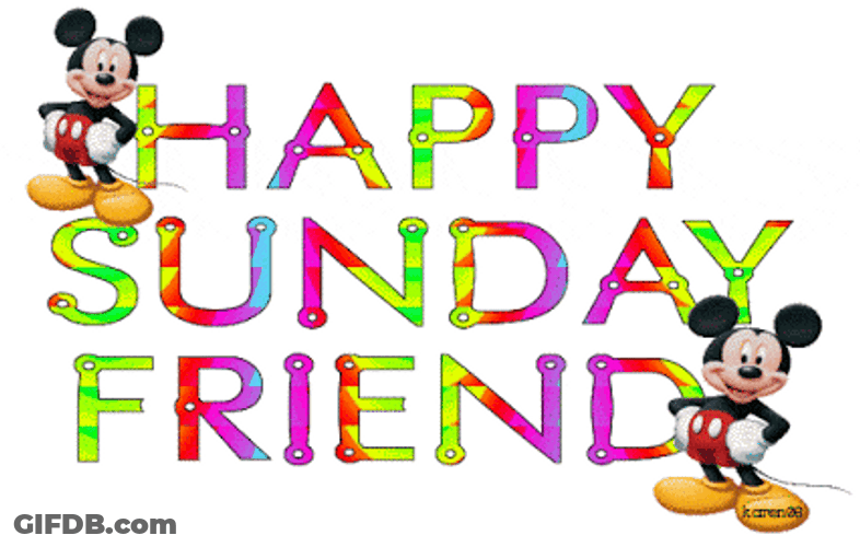 Good Sunday Morning Mickey Mouse GIF