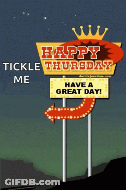 Good Thursday Morning Tickle Me GIF